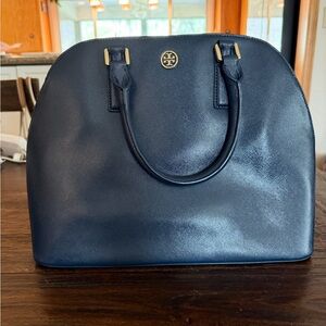 Tory Burch Dark Blue Satchel Bag